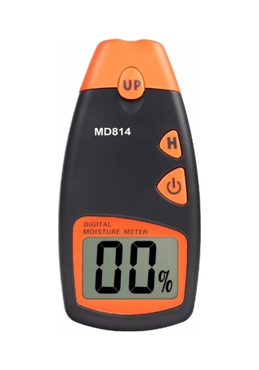 Ahşap Nem Ölçer Dijital Lcd Ekranlı 4 İğneli 5-40% Aralığında Md814 Ahşap Su İçeriği Testeri Pil Dahil Değil