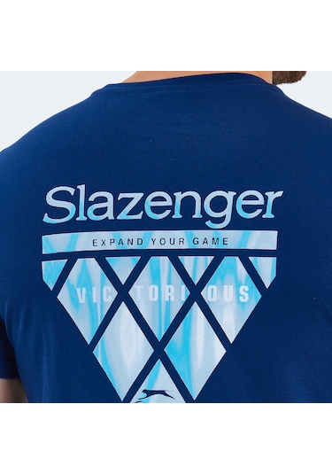 Slazenger PANCO I Erkek  Indigo Tişört