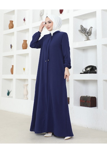 Salaş Kesim Aerobin Kumaş Ferace / Lacivert - F137 Lacivert