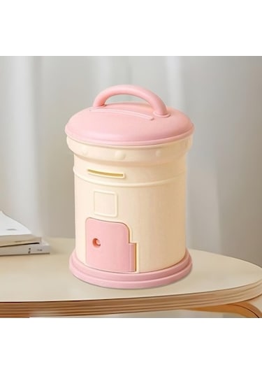 Lijinxu Magideal Posta Kutusu Kumbara Masa Üstü Süsleme Raf Pembe