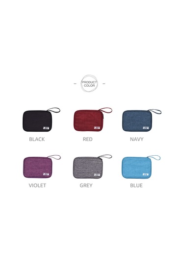 Yifomall Siyah Taşınabilir Usb Ve Kulaklık Saklama Çantası - Ev Ve Günlük Kullanım İçin Dayanıklı Materyalden Koruyucu Organizer