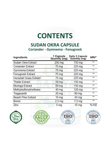 Gökçek Şifa Bamya Kapsül Okra Capsule
