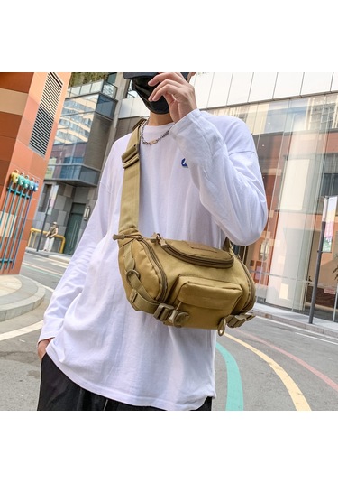 Erkek Günlük Moda Omuz Çantası Mh1239w Haki