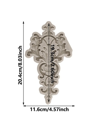 Novahub 3d Silikon Kalıplar Kek Sınır Kalıp Şeker Kil Çikolata Fondan Kalıpları Dıy Cupcake Topper Dekorasyon Araçları Diğer