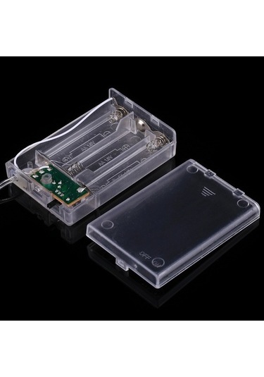 Fastbuy 4m Mavi Led Işık Dizisi, 3x Aa Pil, 3 Modlu, 40 Led, Dc 4.5v Diğer