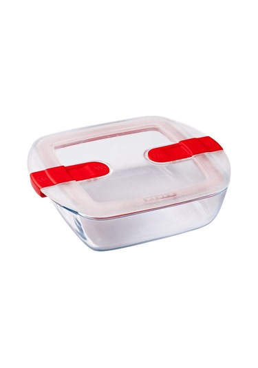 Pyrex Mikrodalga Dikdörtgen Saklama Kabı 2.5 L Çok Renkli