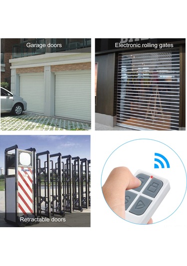 Konesam 4 Tuşlu 433mhz Kablosuz Kumanda 1527 Çipi - Güvenlik Alarmı İçin Asker/çıkar/sos/ev Modu, Pil Dahil Wl-8w