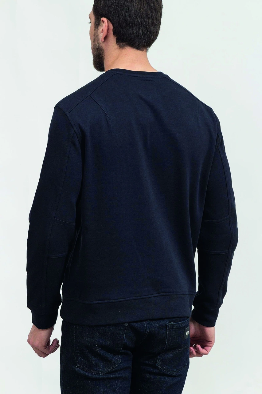 Armani Bisiklet Yaka Erkek Sweat Lacivert