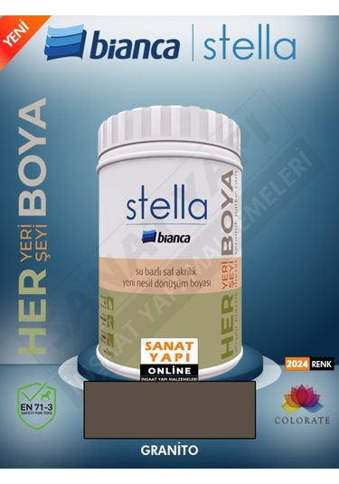 Stella Su Bazlı Akrilik Boya Granito Diğer