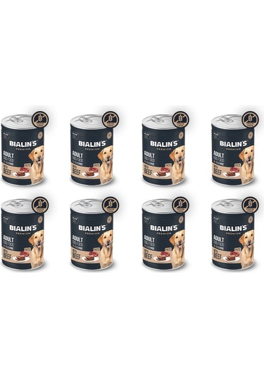 8'li Yetişkin Köpek Maması - Biftekli 400 Gram