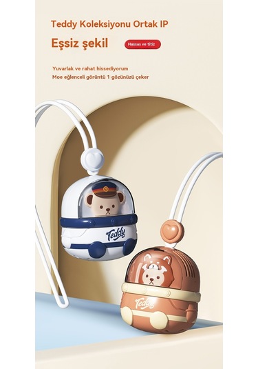 Aurora Hafif Usb Şarj Karikatür Asıl İboyun El Yapraksız Fan Küçük 1