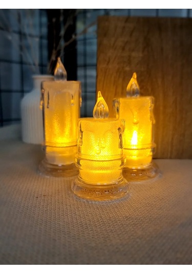 Ankon Home Dekoratif Yanıp Sönen Led Mumlar 3 Adet 177782444