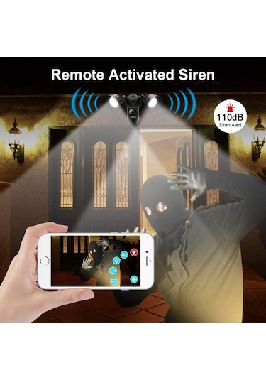 Opax-90120 Projektörlü Wifi Kamera/Alarm/Karşılıklı Konuşma