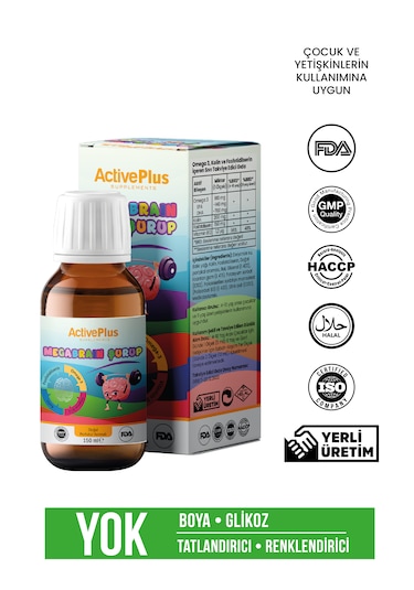 Active Plus Megabrain Şurup 150 Ml