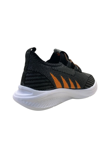 Tuğba Ortopedi 511 Çocuk Lastikli Rahat Sneaker Siyah