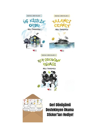 Eksimus Serüvenleri 3 Kitap Set + Okuma Sticker'ları