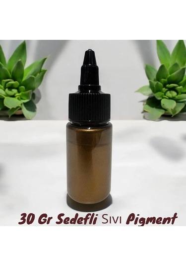Epoksi Bazlı Kahverengi Parlak Sıvı Sedefli Pigment 30 Gr Hobi,sanat,ahşap,magnet