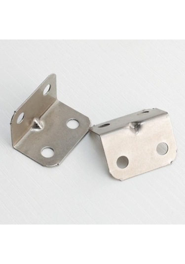 10 Adet Köşe Kodu 30 20mm Yataklar Fırçalanmış Korozyona Dayanıklı