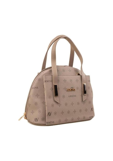Armine 344 Kadın Omuz Kol Çantası ARMİNE-344-R9033 Vizon
