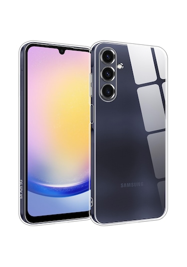 Samsung Galaxy Uyumlu A26 Şeffaf Silikon Kamera Yeri Korumalı Kılıf