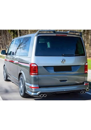 Vw Transporter T7 Abt Arka Ek Plastik Siyah Difüzör Arka-bodykit-ek-karlık