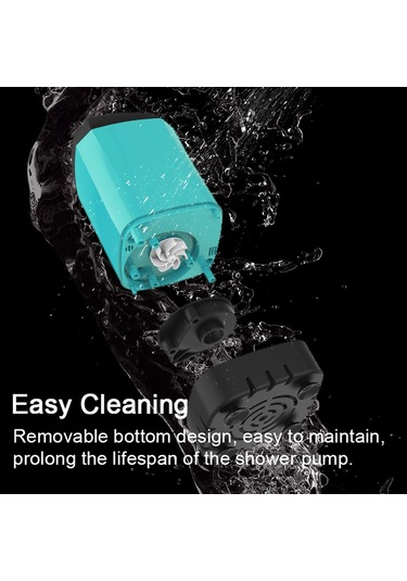 Açık Kamp Duş Taşınabilir Elektrikli Duş Pompası Ipx7 Y25738-1 Mavi Mavi