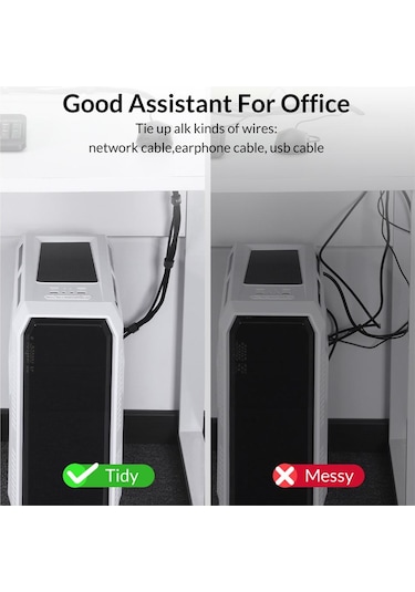 Homyl J01 Bağlantı Elemanı Kablo Düzenleyici Tel Sarıcı