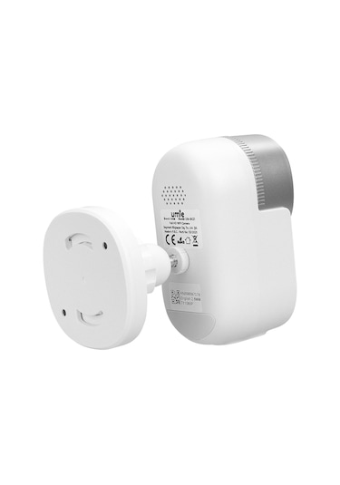 Umie UM-BK21 İki Yönlü TF Kart 6700 Bataryalı Kablosuz Tuya Destekli 1080P Full HD Akıllı IP Kamera Beyaz