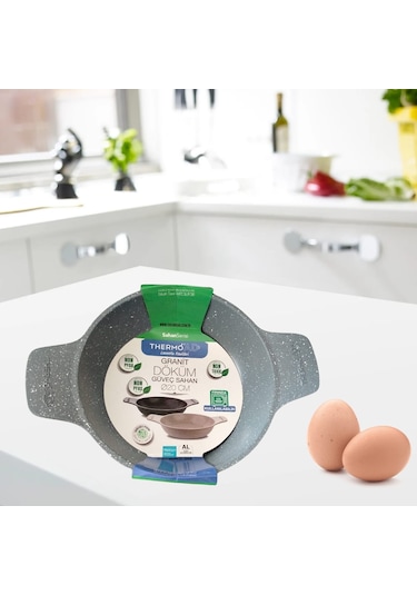 ThermoAd 20 Cm Granit Döküm Güveç Sahan