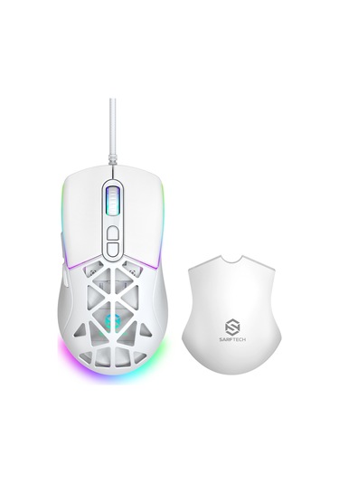 Rgb 7 Tuşlu 12.800dpi Makrolu Yazılım App Destekli Değiştirilebilir Başlıklı Gaming Oyuncu Mouse Diğer