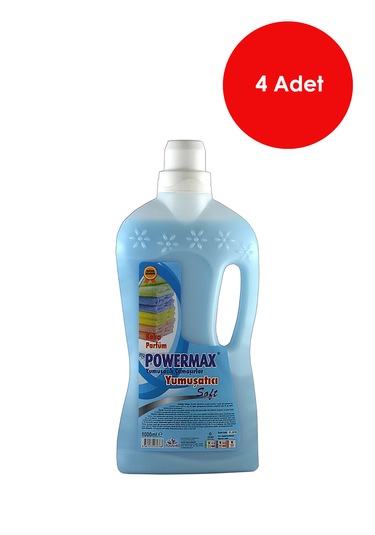4 Adet Powermax Extra Çamaşır Yumuşatıcı 1000 Ml -pwrmx011