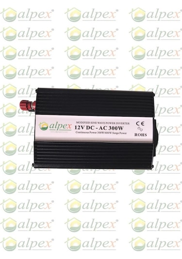 Teknovasyon-Arge Alpex 300 W Watt Invertör 12 V/220 Volt Çevirici Inverter