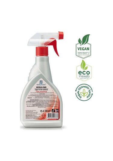 Worldchem Worldmax Bitkisel Leke ve Kir Çözücü Vegan 500 ML