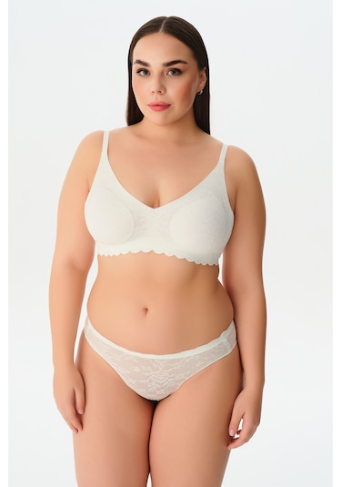 Suwen Invisible Soft Dantteli Sütyen Sw5986036 Ekru