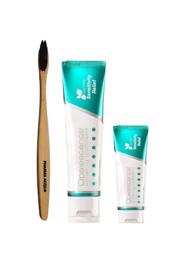 Opalescence Sensitivity Relief Hassas Dişler İçin Diş Macunu 133 Gr + 28 Gr + Pharma Acqua Bambu Yumuşak Diş Fırçası