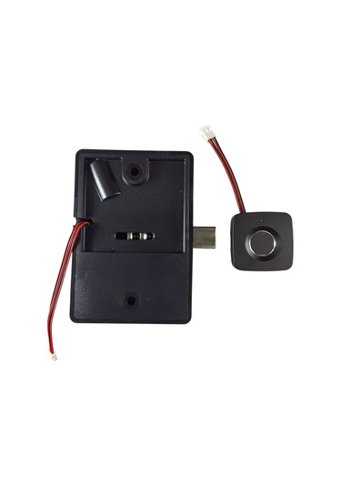 Upway Parmak İzi İle Açılan Akıllı Mobilya Çekmece & Dolap Kilidi Siyah