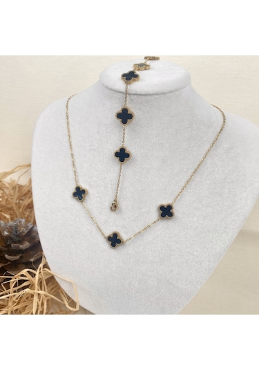 Kyver Çelik Kolye Bileklik Set