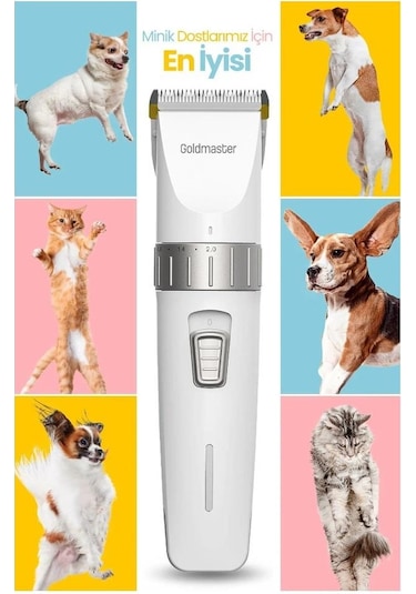 Goldmaster Gm-9125 Tırmık Evcil Hayvan Tıraş Seti