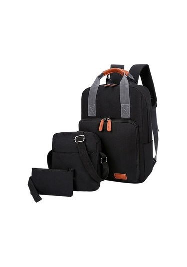 Yue Store Okul Çantası Usb Bilgisayar Siyahı Ec8myo Siyah