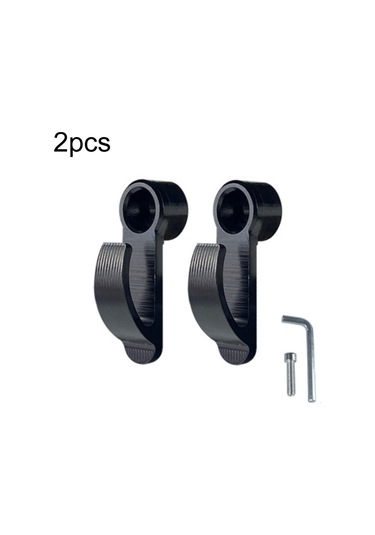 2 Adet Motosiklet Modifiye Kask Kanca Scooter Yan Depolama Kancası Siyah