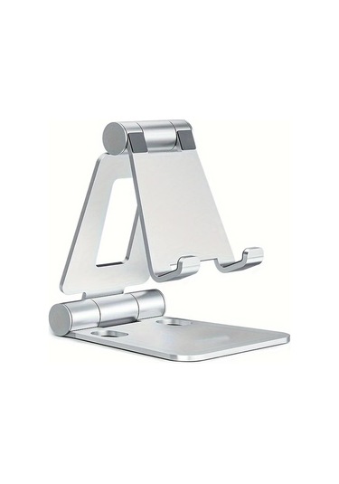 Primepickings Evrensel Gümüş Cep Telefonu Tutucu Gümüşi