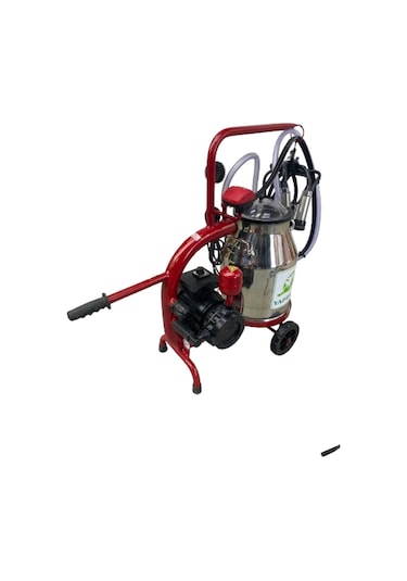 Bartech Yaprak Tekli İnek Süt Sağım Makinası C30 Alüminyum Güğüm Kuru 30lt