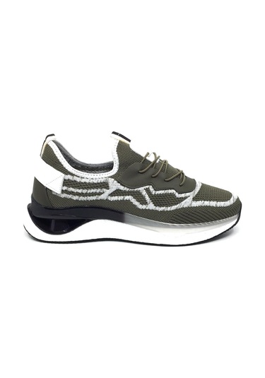 Luiz Paulo Agua Ortopedik Erkek Günlük Yazlık Triko İthal Balon Taban Spor Ayakkabı 40-44 Haki