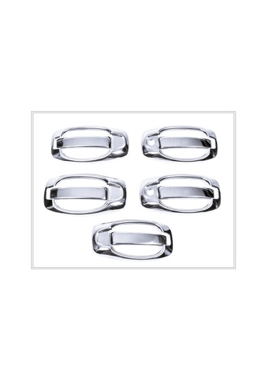 Fiat Fiorino Krom Kapı Kolu Çerçeve 5 Kapı 10 Parça 2008 Üzeri