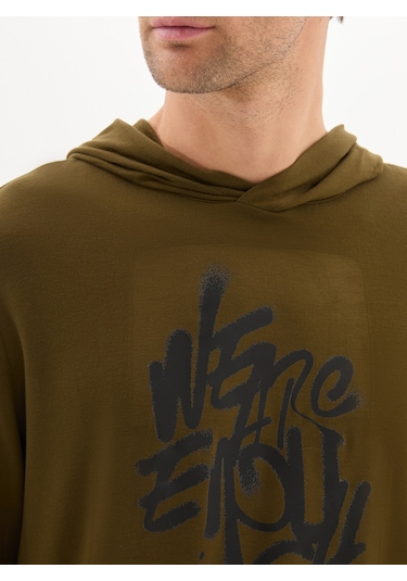 Blackspade Erkek Sweatshirt 40822 - Yeşil Yeşil