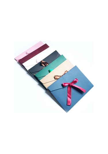 Şarap Kırmızısı Yüksek Dereceli Inci Kağıt Damgalama Batı Tarzı Güçlendirilmiş Düğün Davetiyesi Tebrik Kartları Hediye Zarfları 5 Pcs