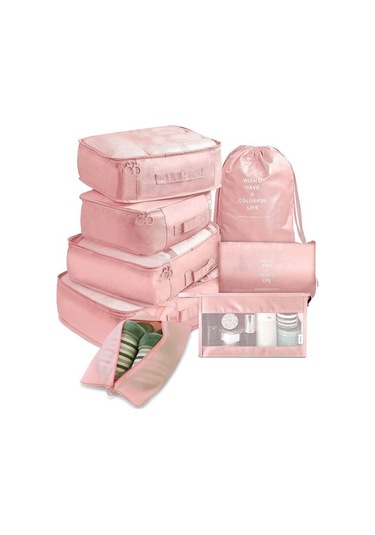 Trendooze Xinxin Seyahat Seyahat Seti Saklama Saklama Mavi Çantası Açık Jp Açık Mavi