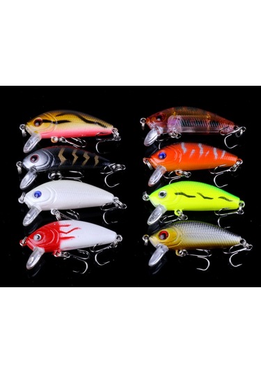 Hengjıa Set056 56 Parça Payet Seti Metal Payetler Sahte Yem Taze Levrek Balıkçılık Yem Seti, Uzunluk: 3 İla 10cm, Torbalı