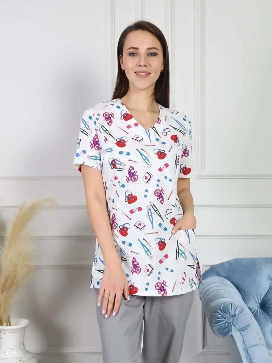 Medicina Plus Kadın Cerrahi Gömleği 49552564 Beyaz