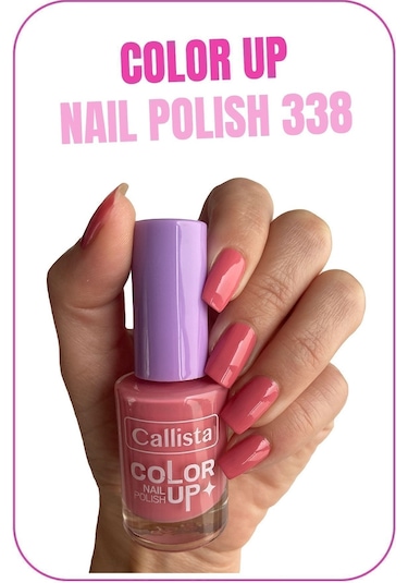 Callista Color Up Nail Polish Oje 338 Sugarcoat - Pembe